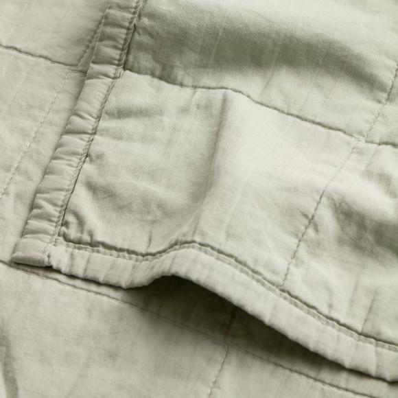 Yard Hebden Washed Bedspread Bay Green