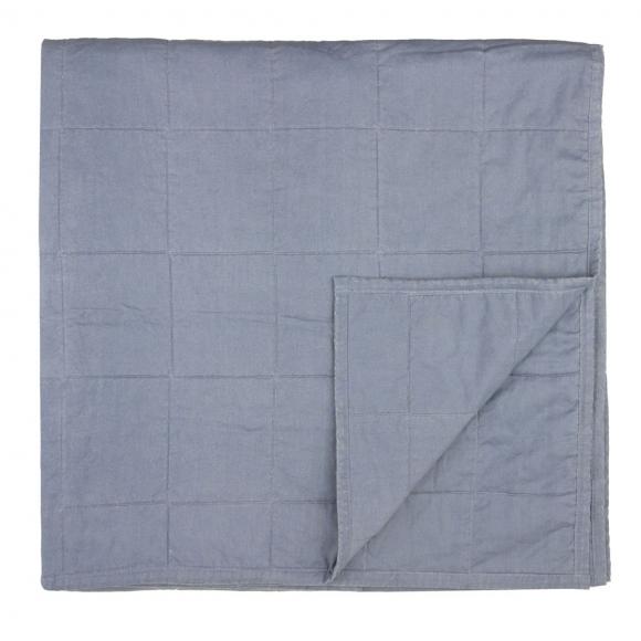 Yard Hebden Washed Bedspread Denim Blue