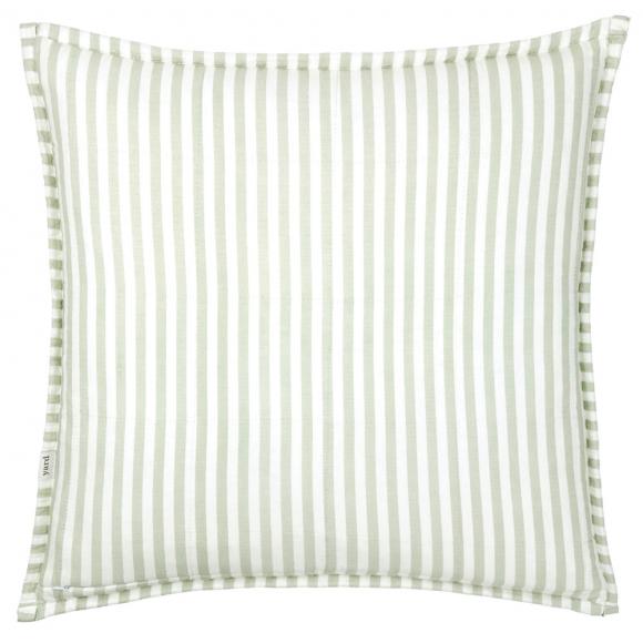 Yard Hebden Stripe Feather Filled Cushion Eucalyptus / Bay Green