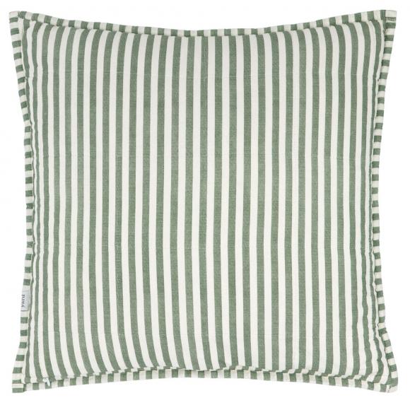 Yard Hebden Stripe Feather Filled Cushion Forest / Bay Green