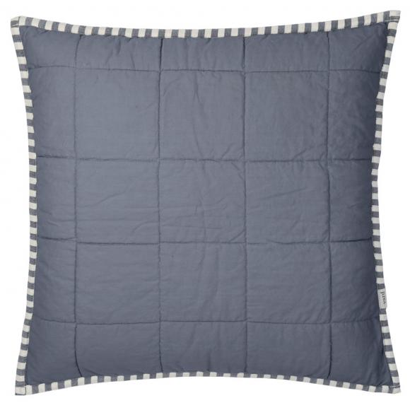 Yard Hebden Stripe Feather Filled Cushion Navy / Denim Blue