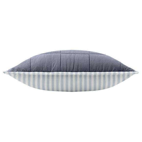 Yard Hebden Stripe Feather Filled Cushion Mineral / Denim Blue