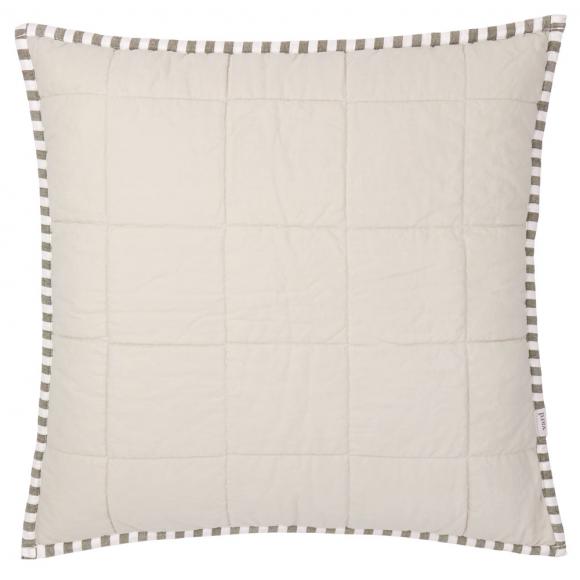 Yard Hebden Stripe Feather Filled Cushion Mole / Stone