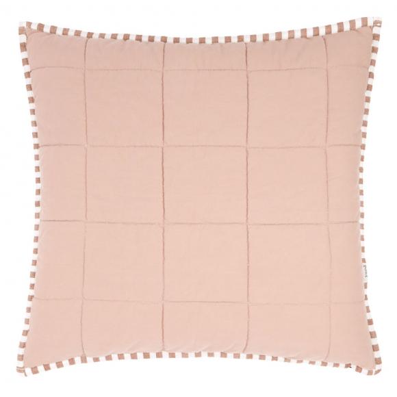 Yard Hebden Stripe Feather Filled Cushion Pecan / Cotta