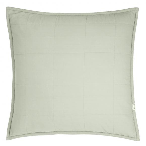 Yard Hebden Washed Cotton Feather Filled Cushion Bay Green