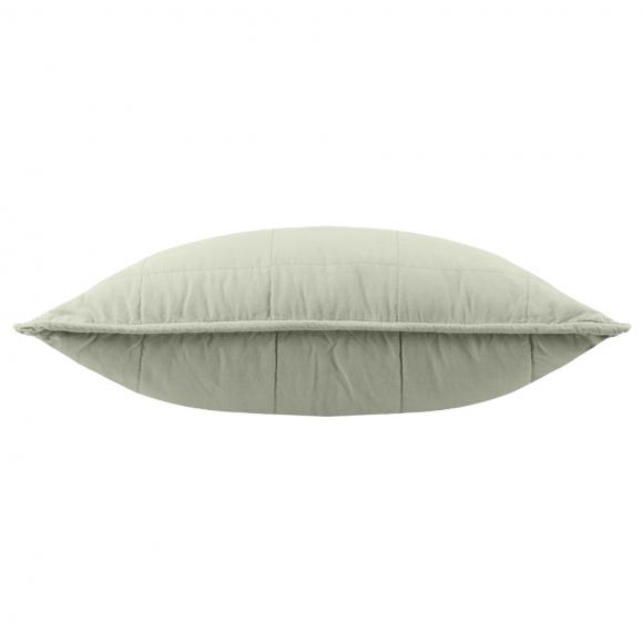 Yard Hebden Washed Cotton Feather Filled Cushion Bay Green