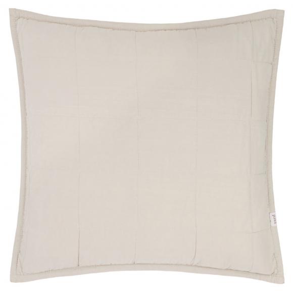 Yard Hebden Washed Cotton Feather Filled Cushion Stone