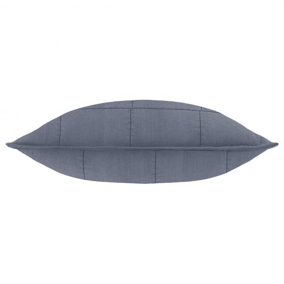 Yard Hebden Washed Cotton Feather Filled Cushion Denim Blue