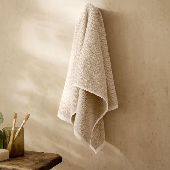 Yard Hebden Waffle Towel Stone