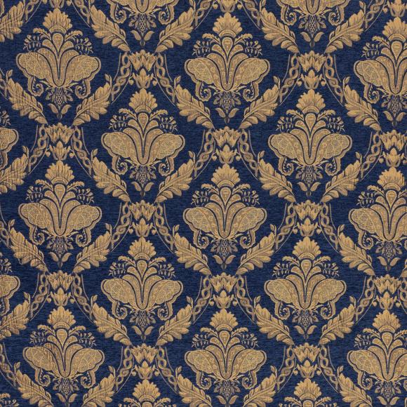Paoletti Shiraz Navy Ready Made Curtains