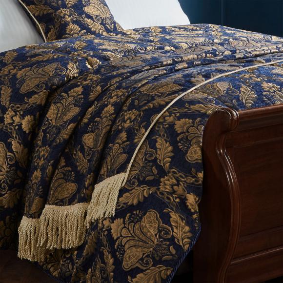 Paoletti Shiraz Navy Throw