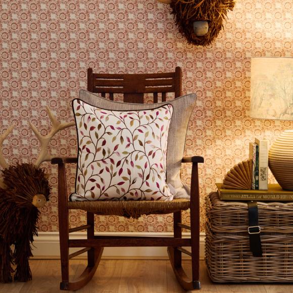 Voyage Maison Cervino Feather Filled Cushion Damson 43/43cm