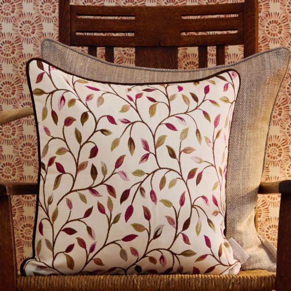Voyage Maison Cervino Feather Filled Cushion Damson 43/43cm