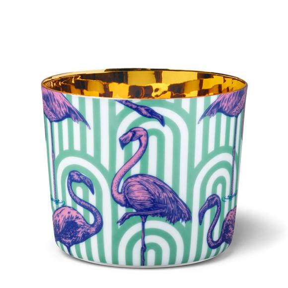 Sieger by Fürstenburg Sip of Gold Goblet The Flamingos