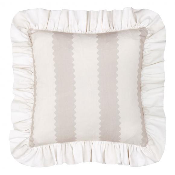 Wylder Birdie Stripe Cushion Oat / Milk