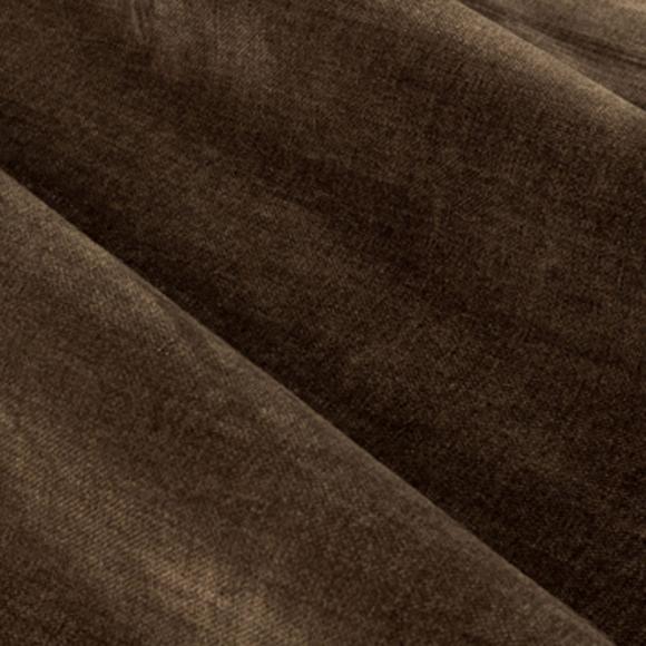 Yard Heavy Chenille Eyelet Curtains Brown