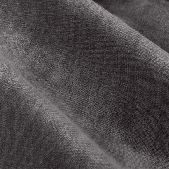 Yard Heavy Chenille Eyelet Curtains Charcoal
