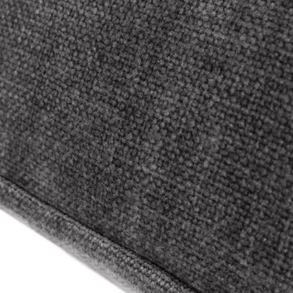 Yard Heavy Chenille Feather Filled Cushion Charcoal