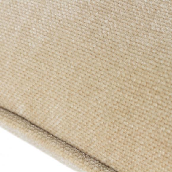 Yard Heavy Chenille Feather Filled Cushion Natural