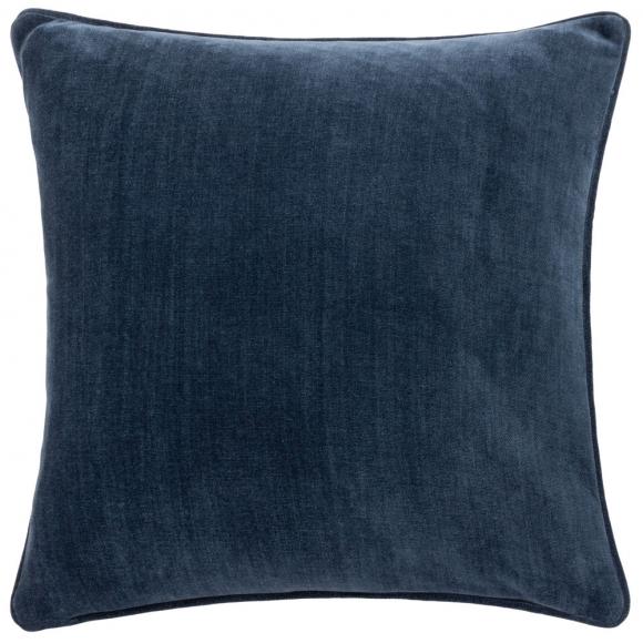 Yard Heavy Chenille Feather Filled Cushion Navy