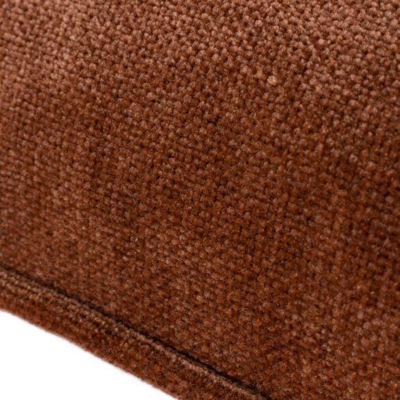Yard Heavy Chenille Feather Filled Cushion Nutmeg