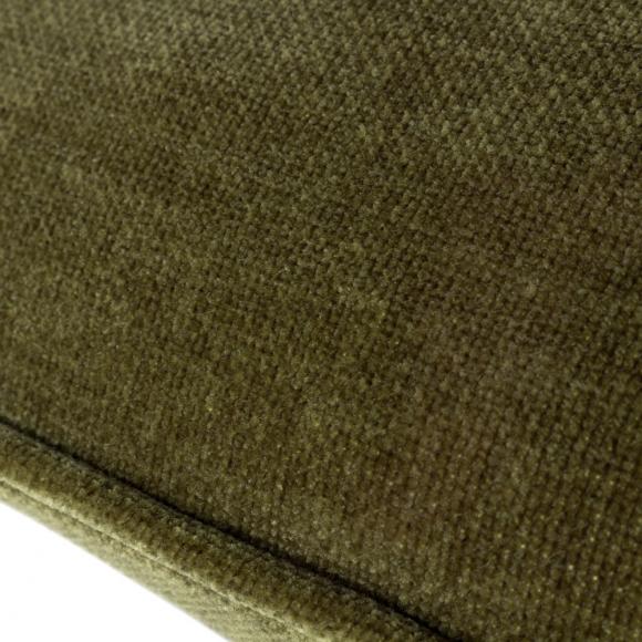 Yard Heavy Chenille Feather Filled Cushion Olive