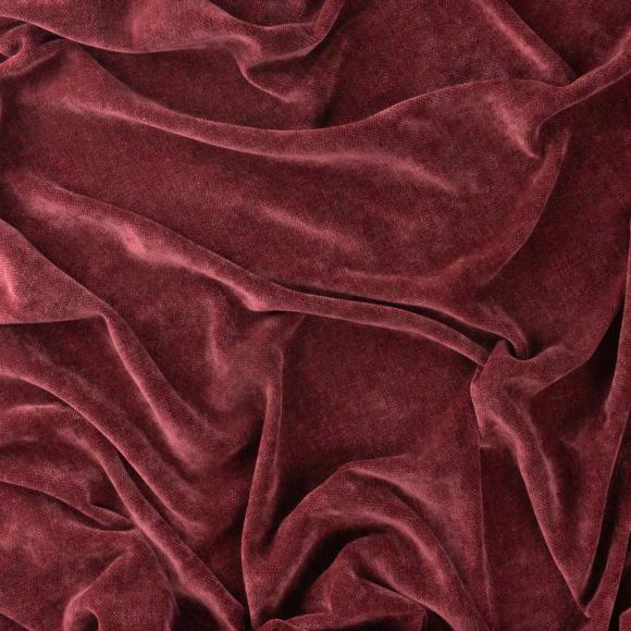 Yard Heavy Chenille Throw Beetroot