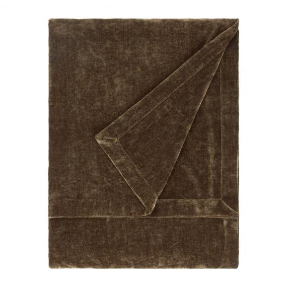 Yard Heavy Chenille Throw Brown