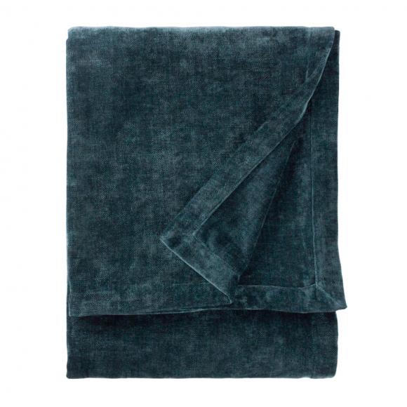 Yard Heavy Chenille Throw Navy