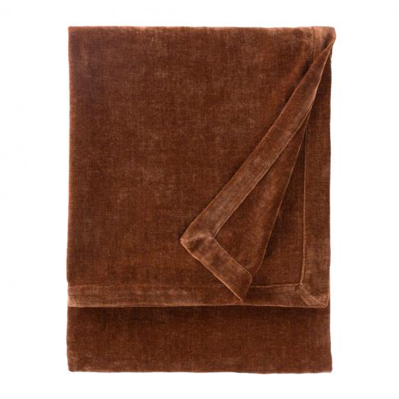 Yard Heavy Chenille Throw Nutmeg