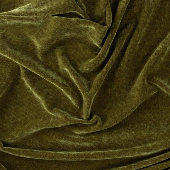Yard Heavy Chenille Throw Olive