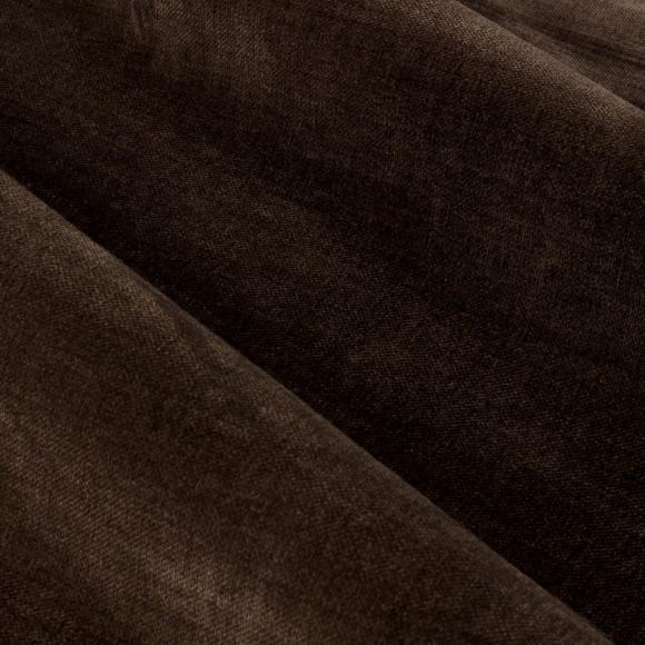Yard Heavy Chenille Pencil Pleated Curtains Brown