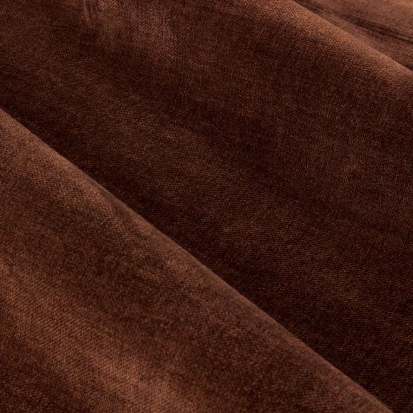 Yard Heavy Chenille Pencil Pleated Curtains Nutmeg