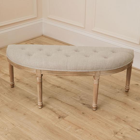 Voyage Maison Annette Footstool Linen