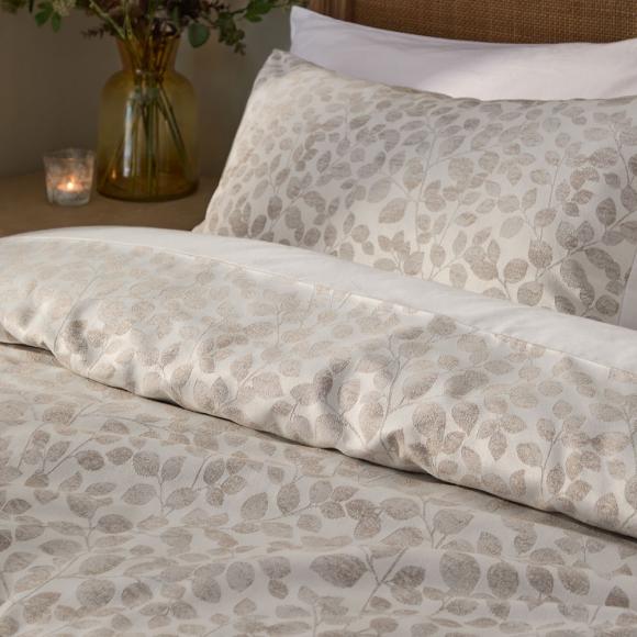 Wylder Grace Leaf Duvet Cover Set Natural 