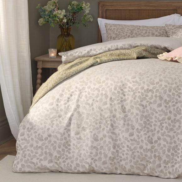 Wylder Grace Leaf Duvet Cover Set Natural 