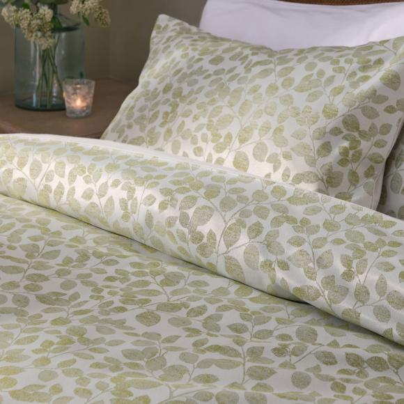 Wylder Grace Leaf Duvet Cover Set Sage 