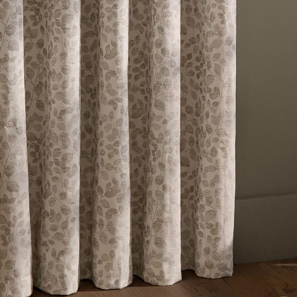 Wylder Grace Leaf Eyelet Curtains Natural