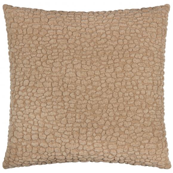 Yard Pebble Textured Chenille Cushion Stone
