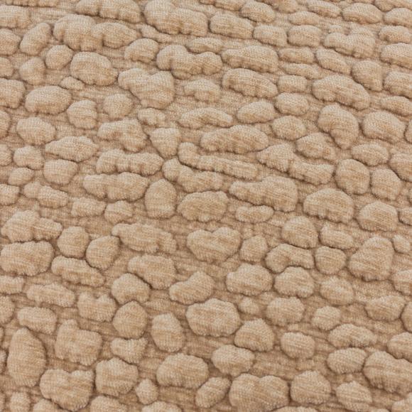 Yard Pebble Textured Chenille Cushion Stone
