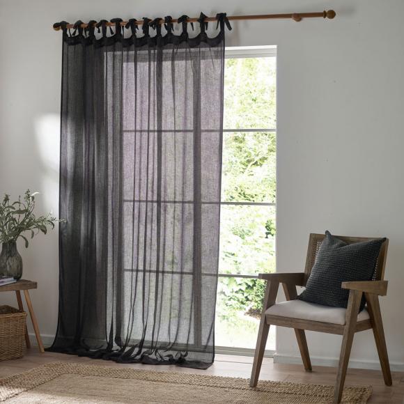 Yard Nimbus Tie Top Sheer Panel Black