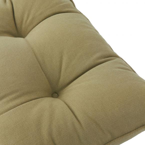Yard Slub Cotton Pack of 2 Seat Pads Moss