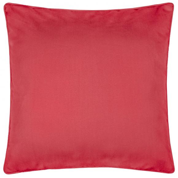 The Original Morris & Co Strawberry Thief Outdoor Cushion Coral / Leaf Green