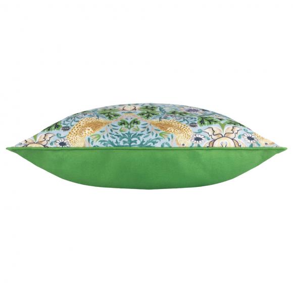 The Original Morris & Co Strawberry Thief Outdoor Cushion Mineral Yellow