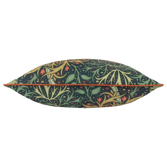 The Original Morris & Co Seaweed Outdoor Cushion Indigo
