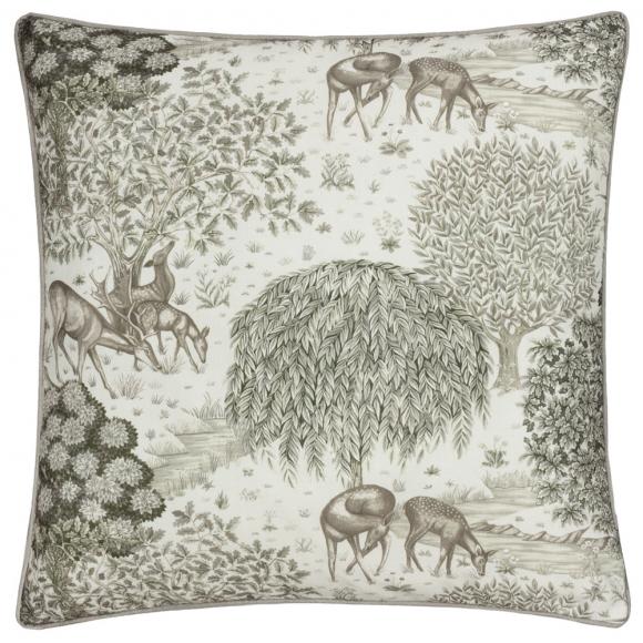 The Original Morris & Co The Brook Outdoor Cushion Linen