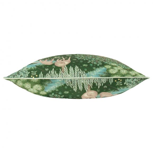 The Original Morris & Co The Brook Outdoor Cushion Forest Green