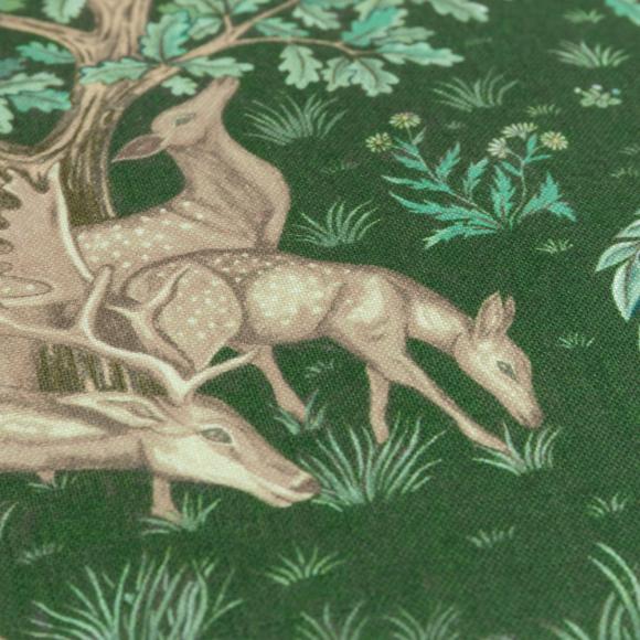 The Original Morris & Co The Brook Outdoor Cushion Forest Green