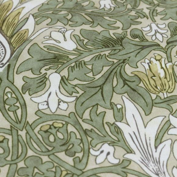 The Original Morris & Co Snakeshead Outdoor Cushion Sunflower / Stone