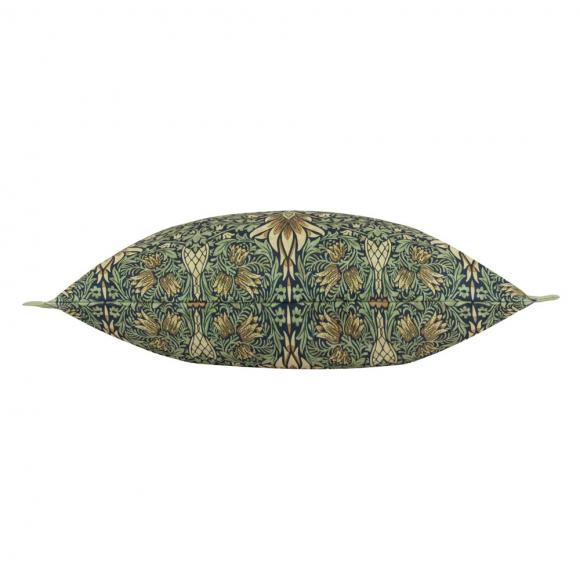 The Original Morris & Co Snakeshead Outdoor Cushion Indigo / Leaf Green